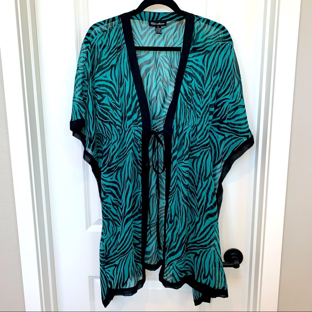 Animal Print Swim Coverup